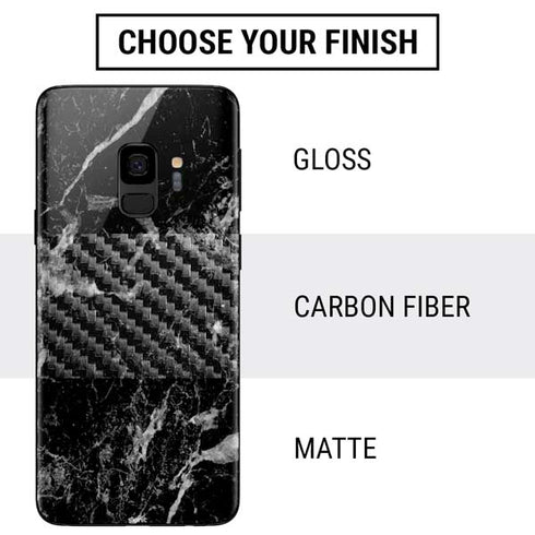 Crushed Black Galaxy S9 Skin